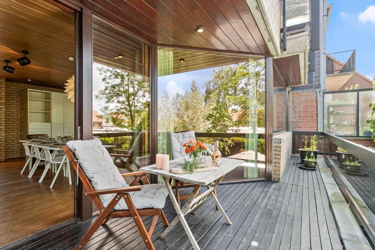 Eighties Modernist Design House With Garden Near The Beach 오스텐드 외부 사진
