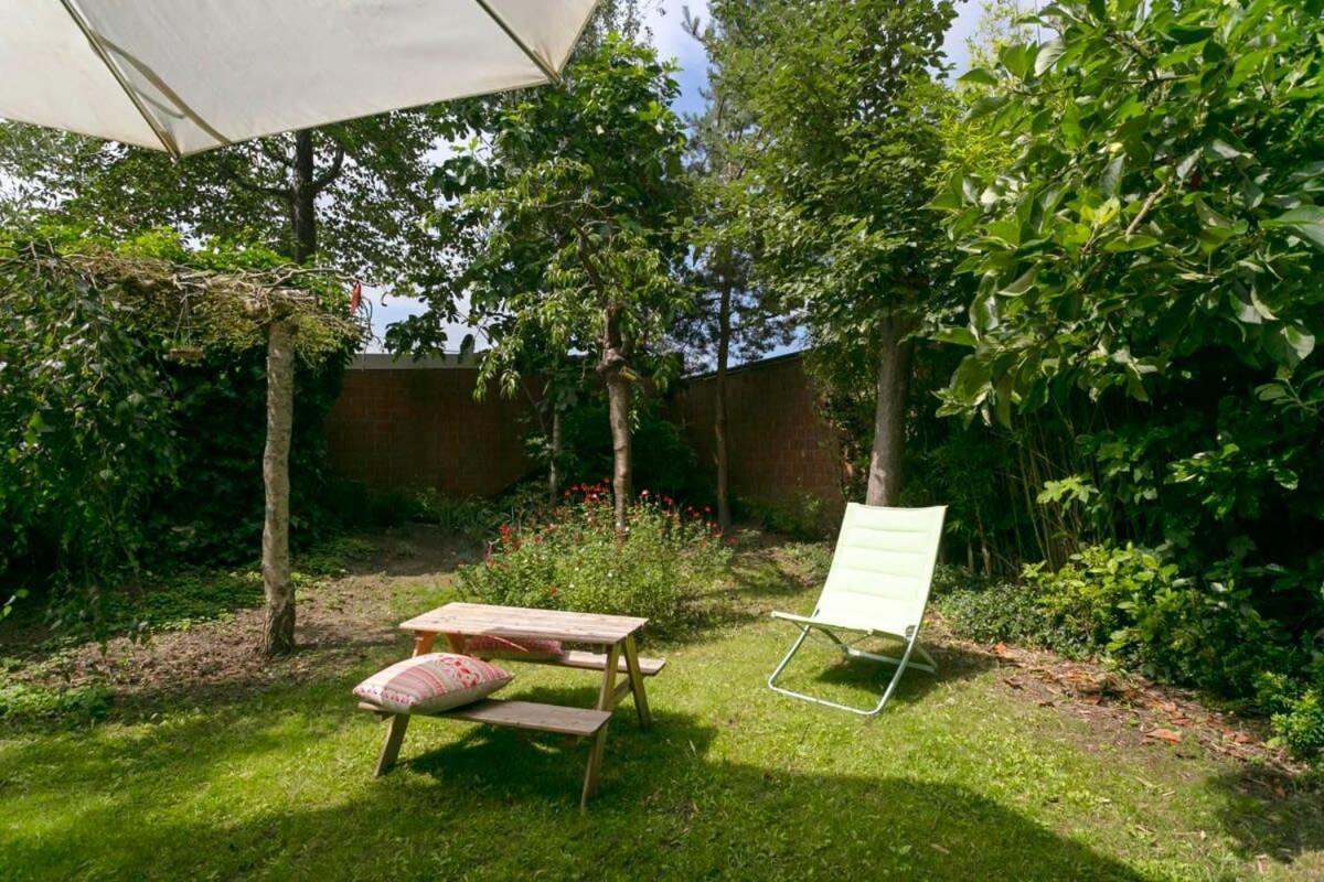 Eighties Modernist Design House With Garden Near The Beach 오스텐드 외부 사진
