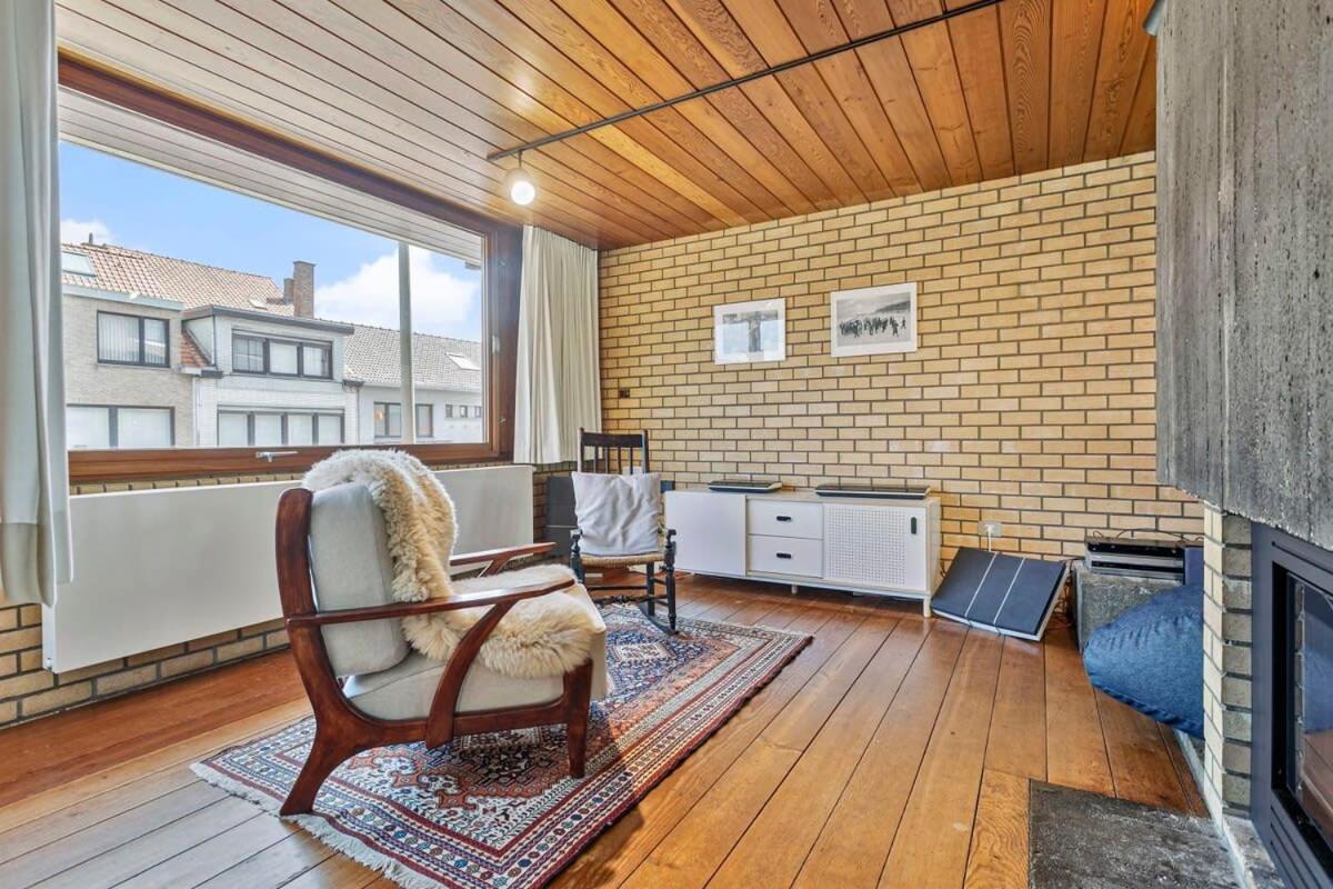 Eighties Modernist Design House With Garden Near The Beach 오스텐드 외부 사진